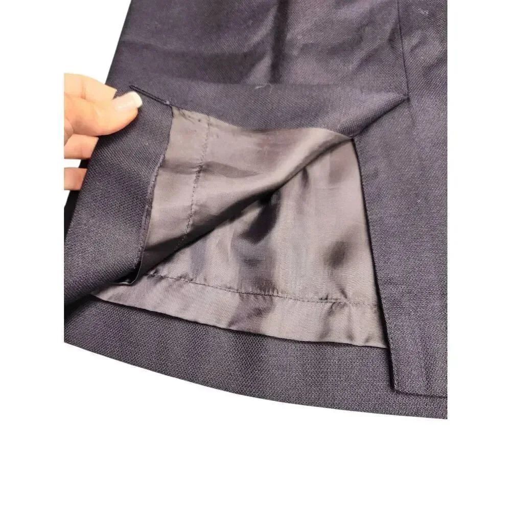 Jones New York Navy Skirt Suit with Gold Buttons - Picture 10 of 14